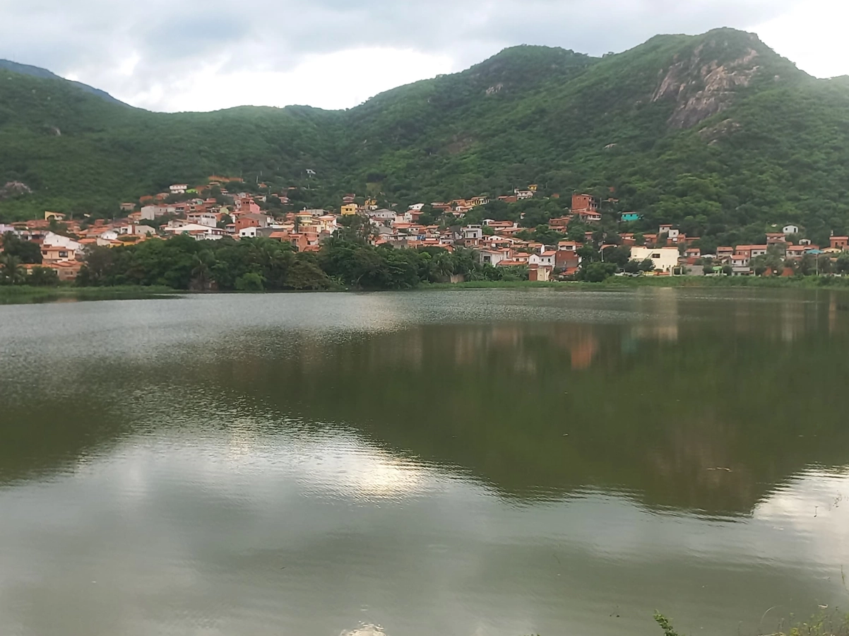 Foto do açude da nação em Itapipoca Ceará