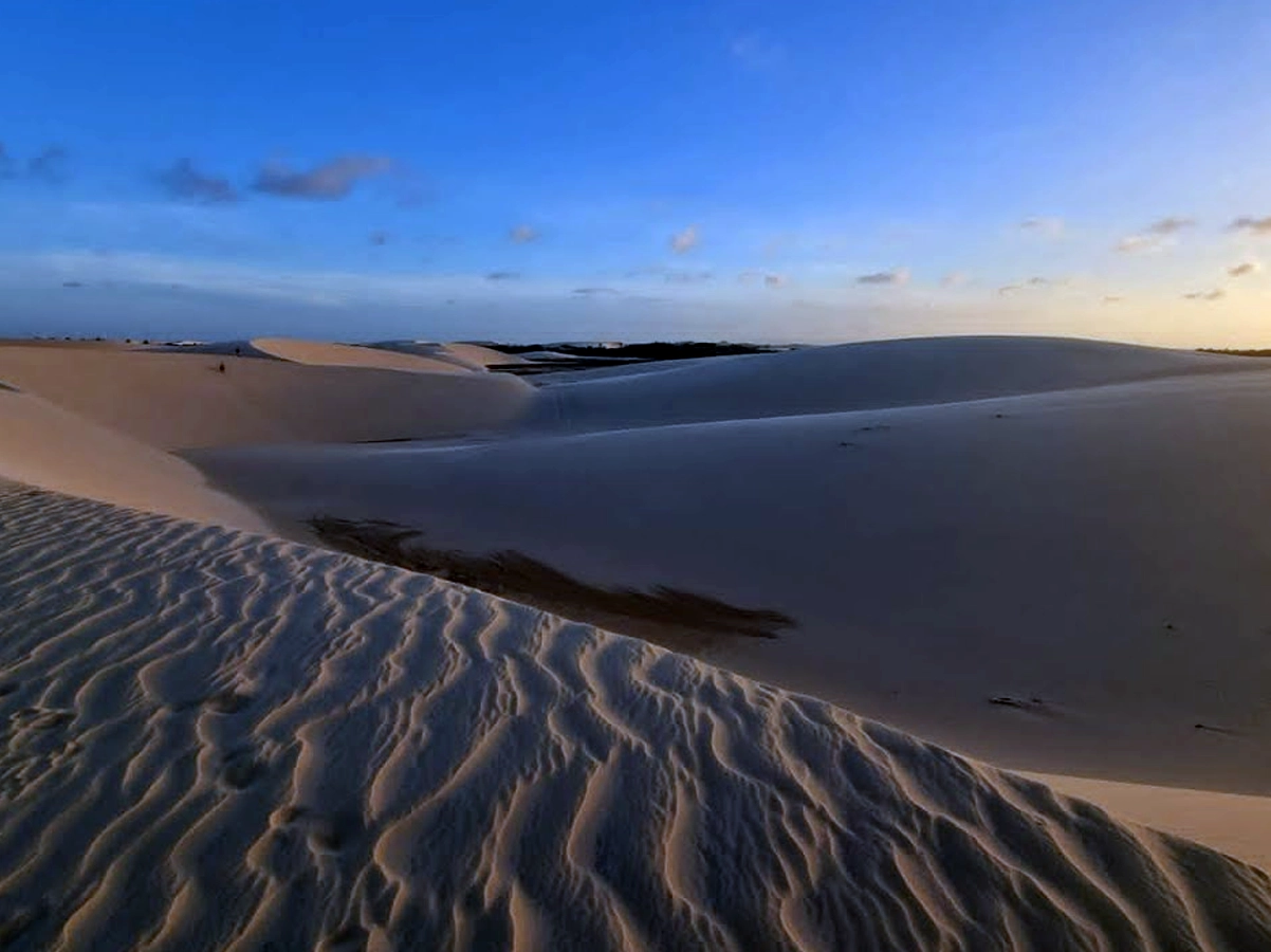 Foto do Lençois Baleienses em Itapipoca Ceará