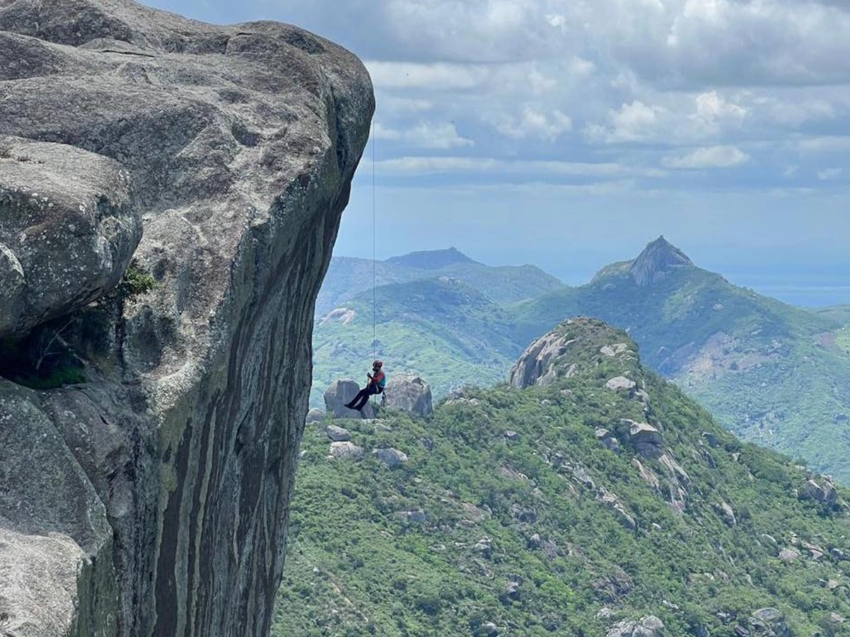 Foto da pedra do Itapicu que fica localizado em Itapipoca Ceará